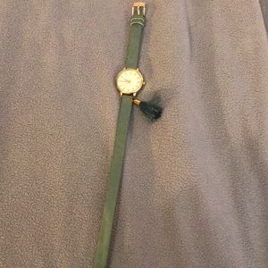 Mint strapped gold watch
